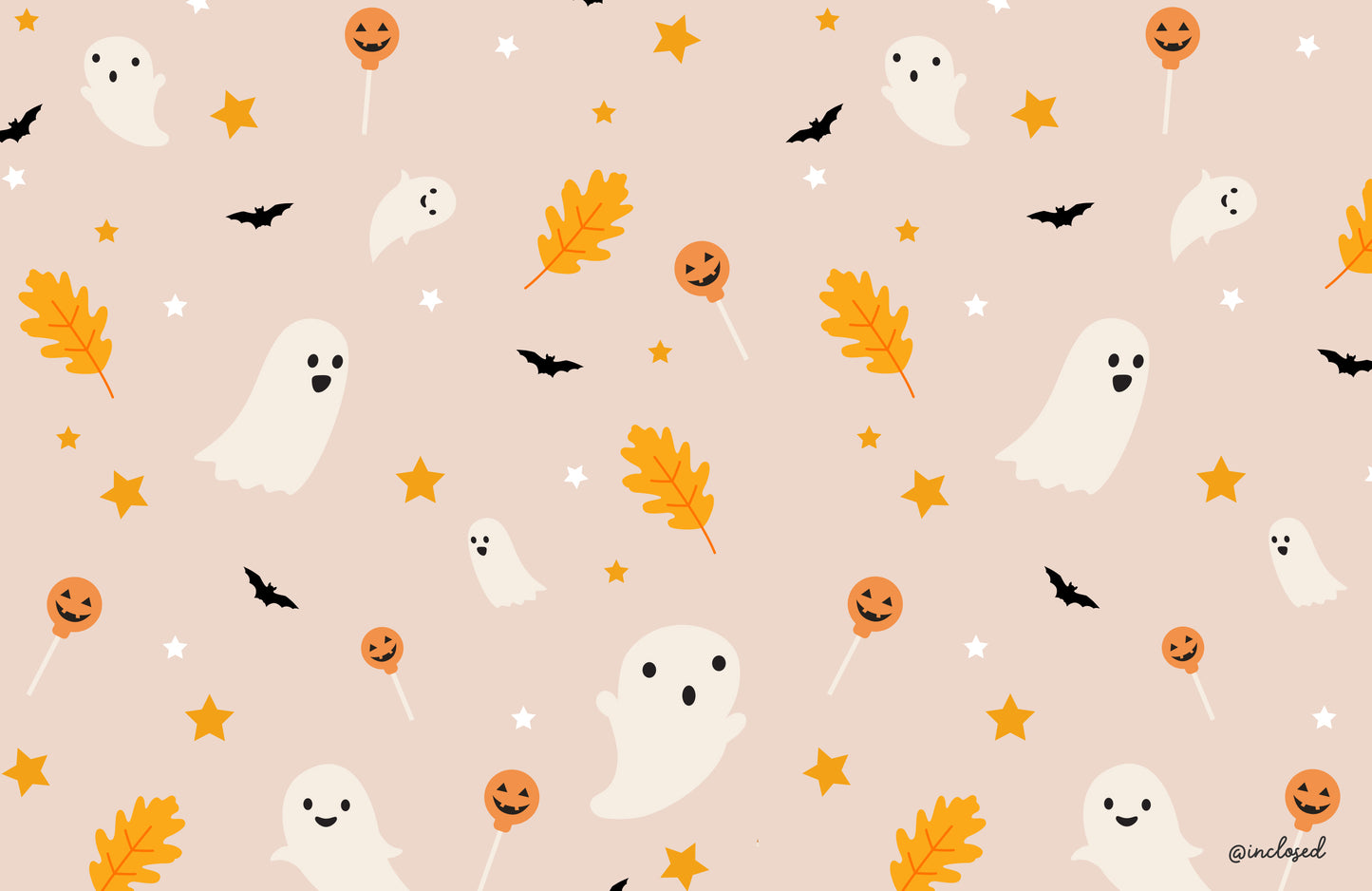 Sweet Ghosts Wallpaper