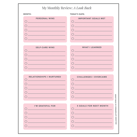 My Monthly Review (Free)