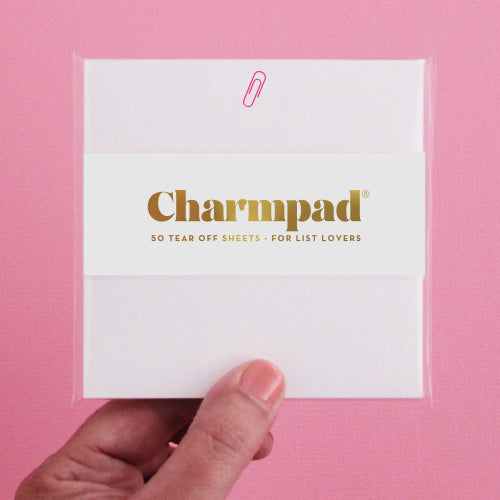 Pink Paper Clip Charmpad®